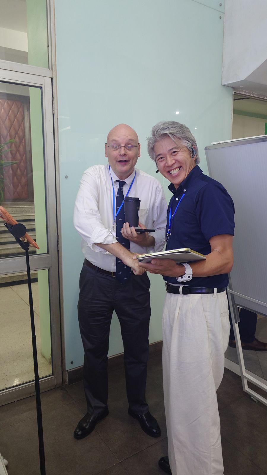 基調講演者 Mark Knight氏と。