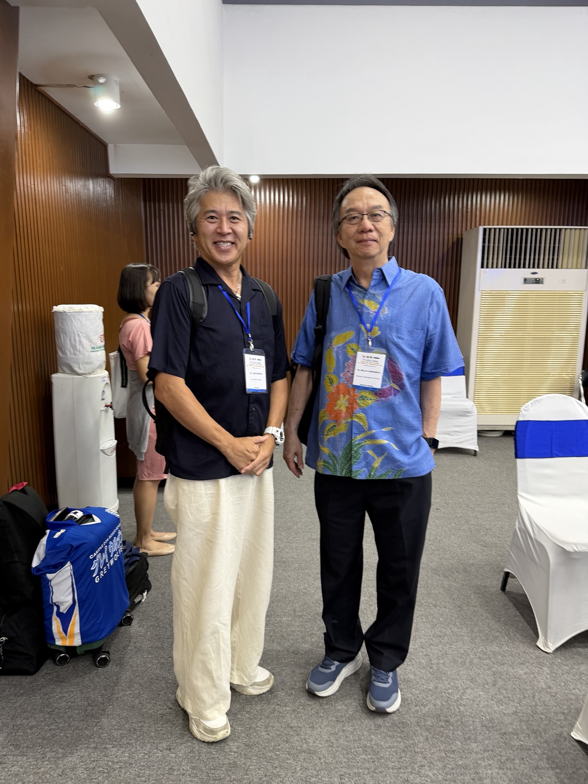 大会最後の基調講演を務めた Dr. Willy Renandya氏と。